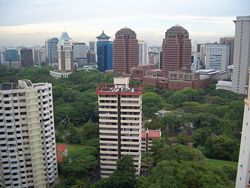 The view from the apartment