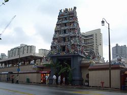 Hindutempel in Chinatown