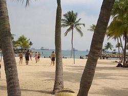 Siloso Beach on Sentosa